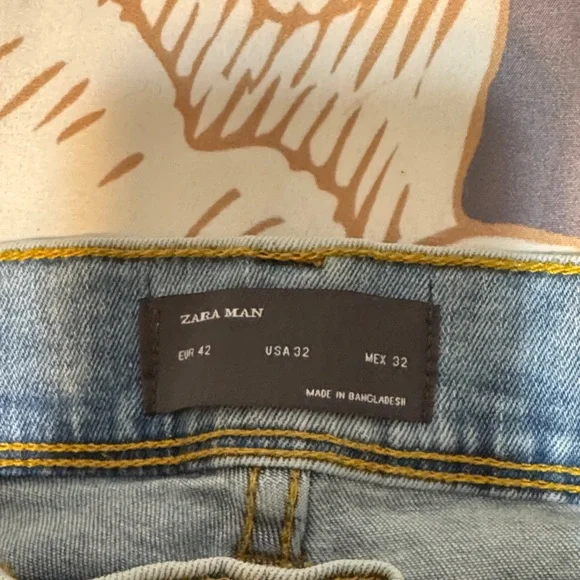 Zara Light Blue Skinny Jeans for Men - Picture 2 of 2